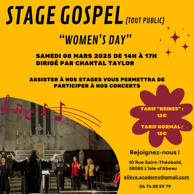 Stage de Gospel "Women's Day"